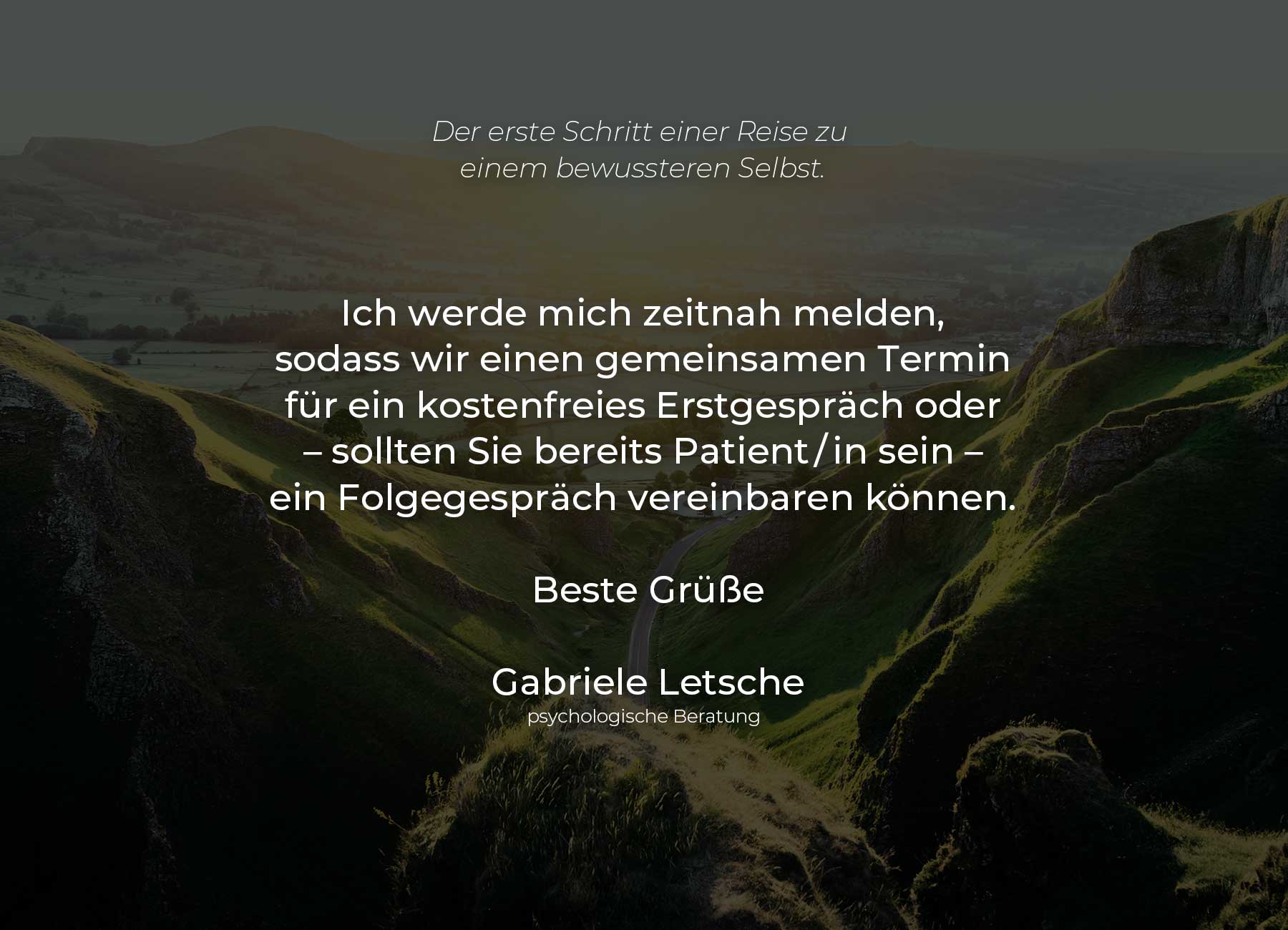 Danke für Ihre Anfrage.